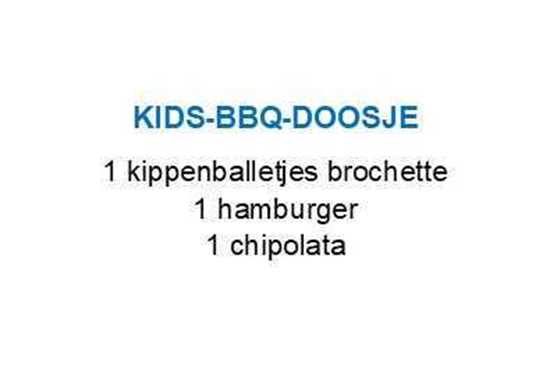 Afbeelding van Kids bbq doosje (zie info)